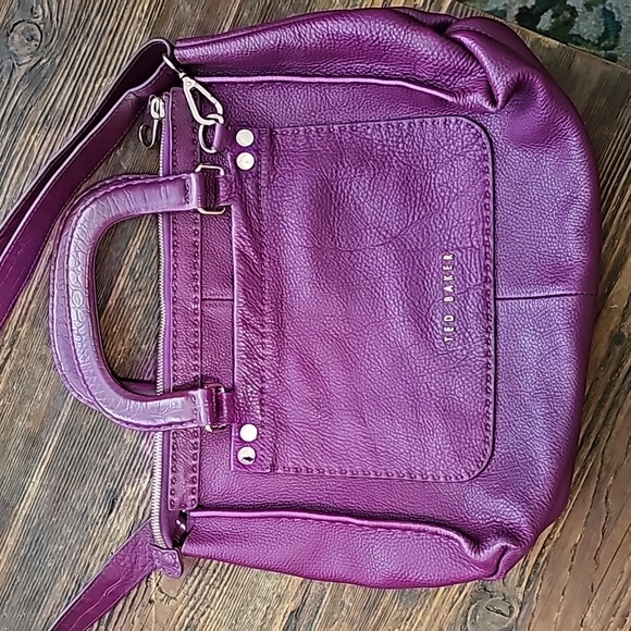 Ted Baker London Purple small tote - Picture 2 of 10